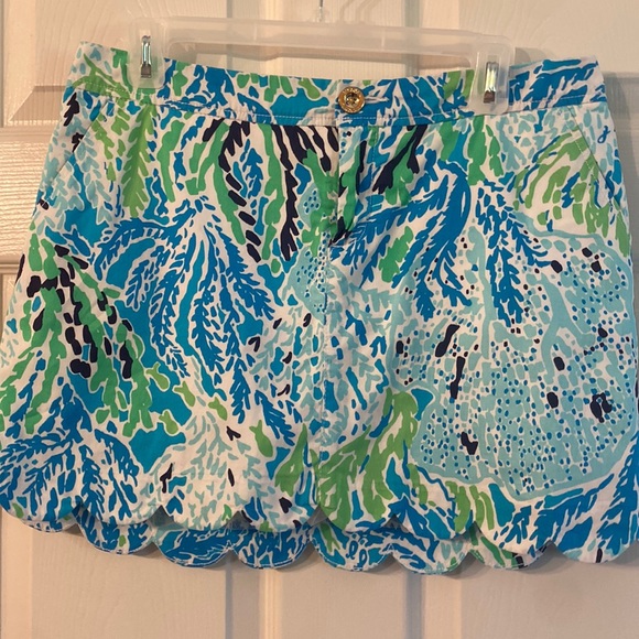 Lilly Pulitzer Shorts Lilly Pulitzer Collette Scallop Hem Skort